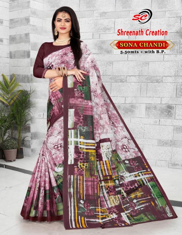 Sc Sona Chandi – Cotton Saree